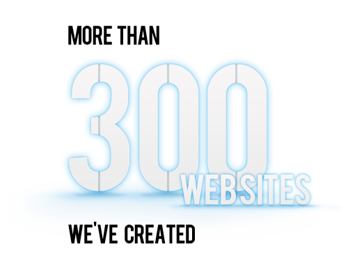 300以上のウェブサイト制作の実積
